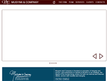 Tablet Screenshot of musyimilaw.com